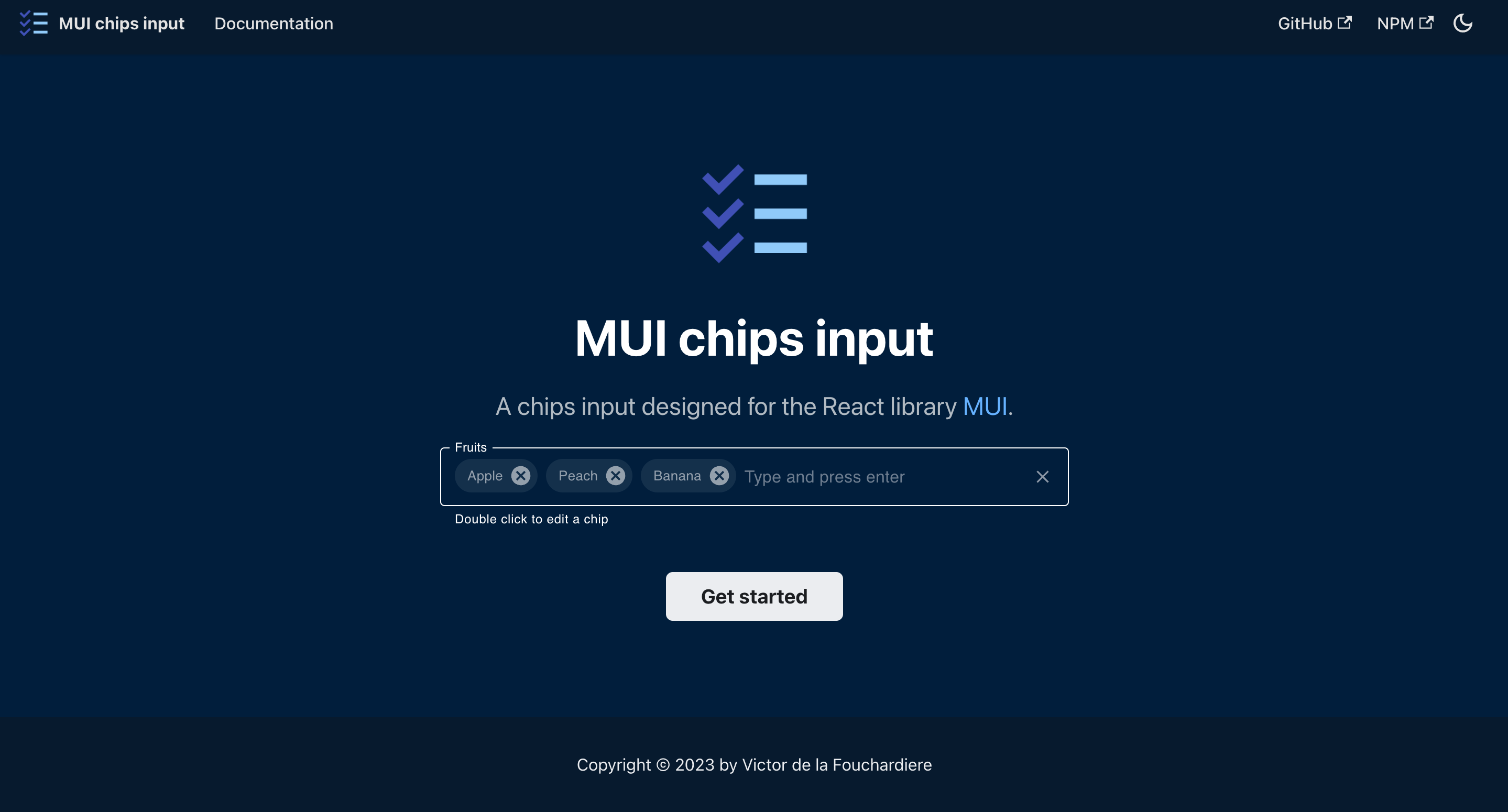 MUI Chips Input