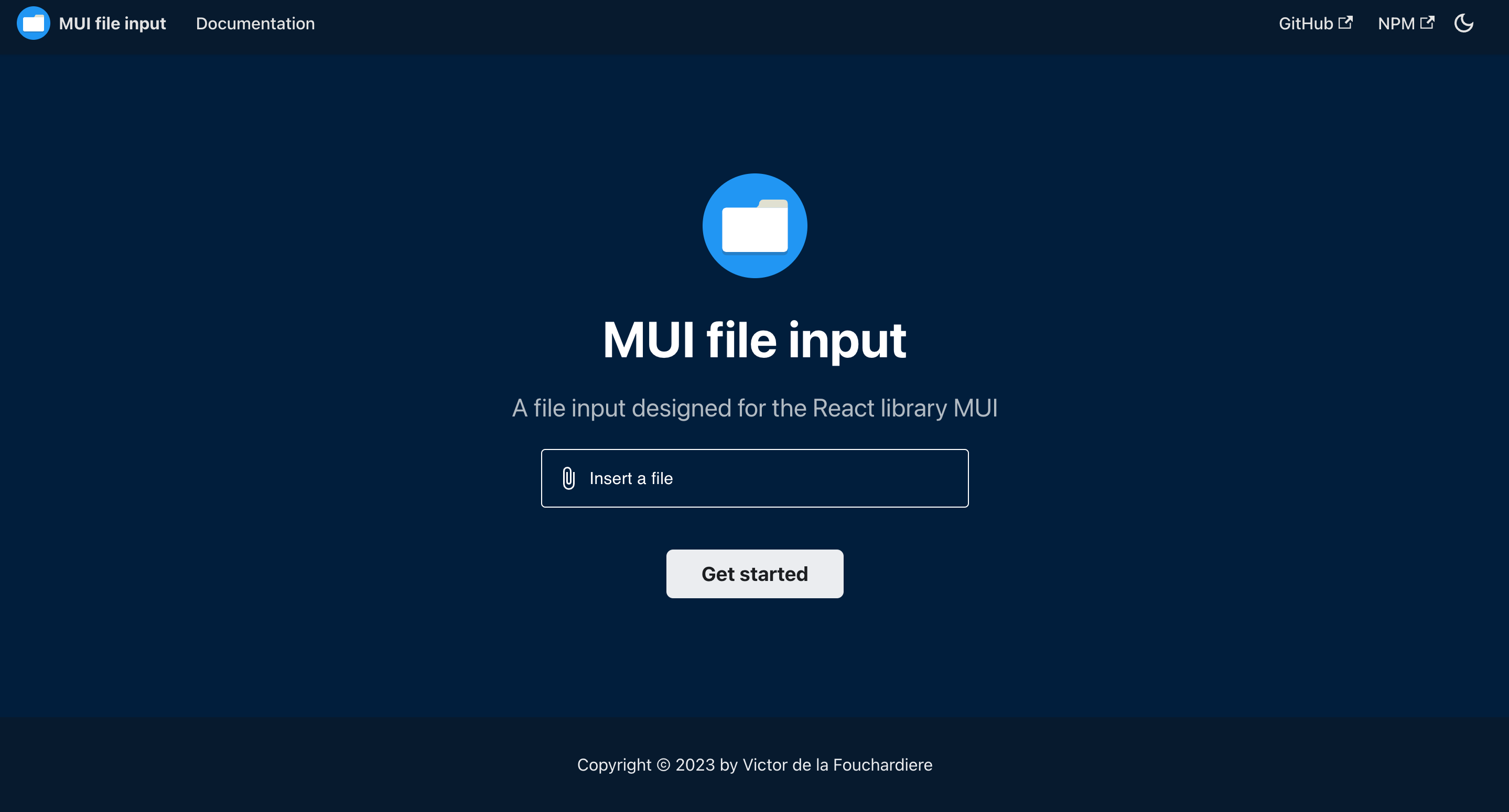 MUI File Input